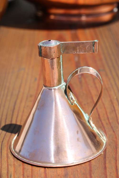 Copperware Oil Can