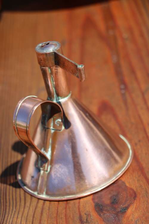 Copperware Oil Can