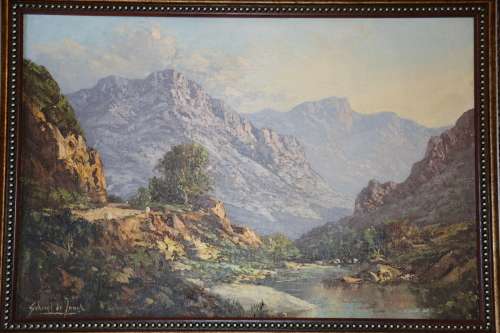 Beautiful Gabriel De Jongh Framed Painting