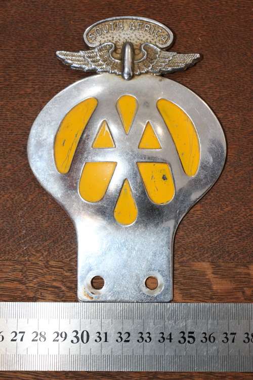 Vintage South Africa AA Badge