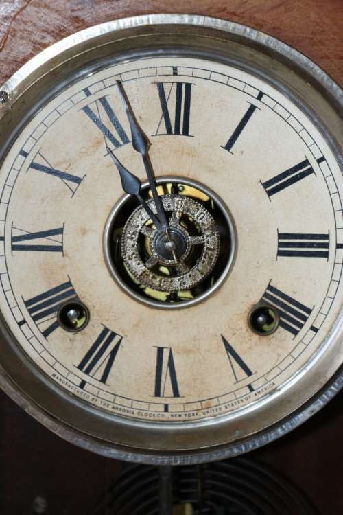 Beautiful Antique Ansonia Mantel Clock with Alarm, a rare find.