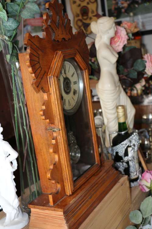 Beautiful Antique Ansonia Mantel Clock with Alarm, a rare find.