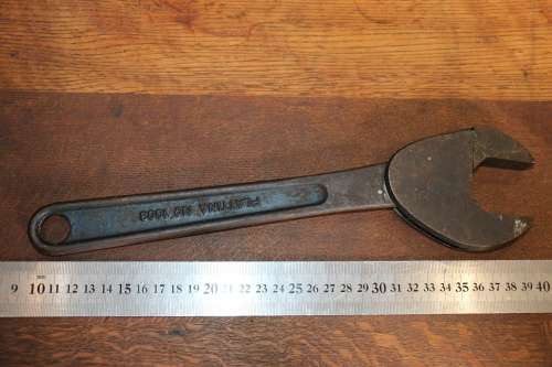 Vintage Plattina No. 1003 Drop Forged Steel Swivel Head Adjustable Spanner - Made in Germany