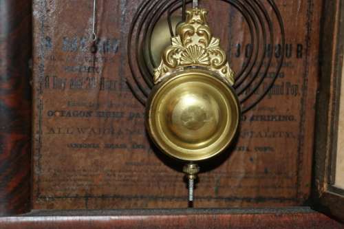 Beautiful Antique Ansonia Beehive Mantel Clock - c. 1800's