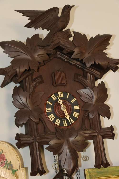 Beautiful Antique Cuckoo / Koekoek Clock - c. 1800's