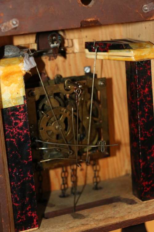 Beautiful Antique Cuckoo / Koekoek Clock - c. 1800's