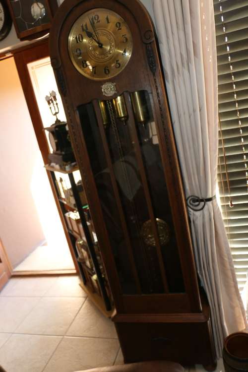 Beautiful Antique Grandfather Longcase Clock
