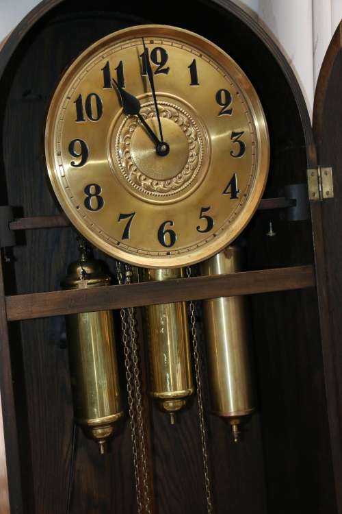 Beautiful Antique Grandfather Longcase Clock