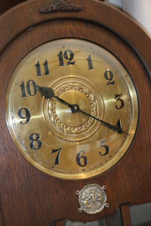 Beautiful Antique Grandfather Longcase Clock