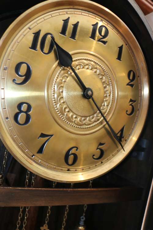 Beautiful Antique Grandfather Longcase Clock