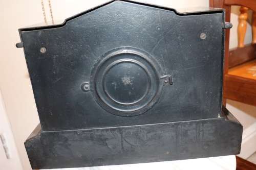 Beautiful Antique "Ansonia" Mantel Clock with Metal Casing
