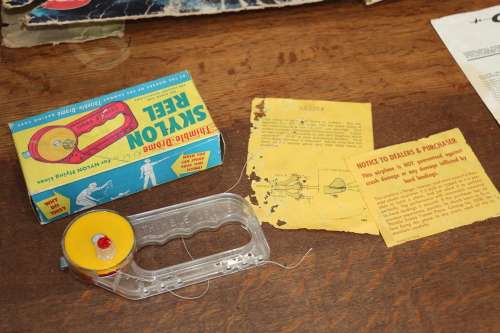 Vintage COX Thimble-Drome Gas Engined Model Aeroplane Spitfire