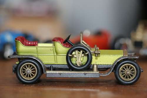 Vintage Matchbox Models of Yesteryear (Lesney 1969) - 1906 Rolls Royce Silver Ghost