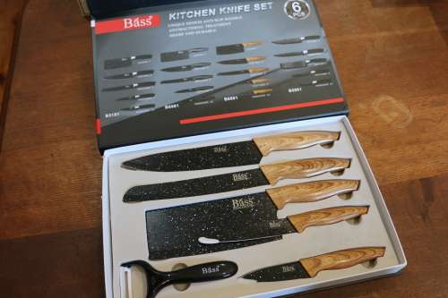 BASS 6pcs Kitchen Knife Set