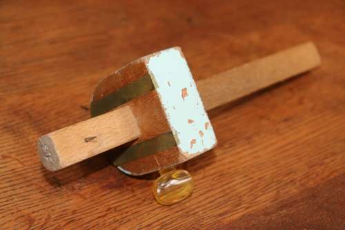 Vintage "Footprint" Marking Gauge