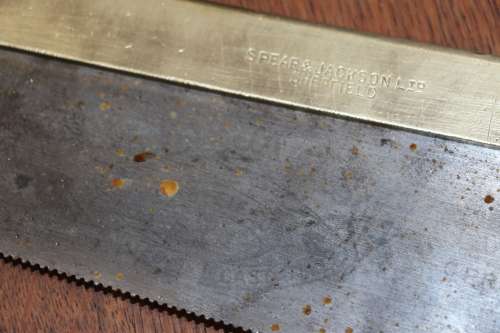 Vintage SPEAR & JACKSON Back Saw