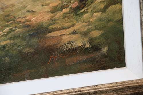 Beautiful FASCIOTTI - Landscape Oil on Board Artwork - 760 x 580 mm