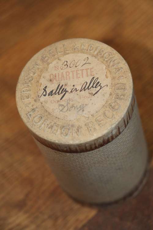 Antique Edison Bell & Edisonia "Sally in Alley" Phonograph Cylinder