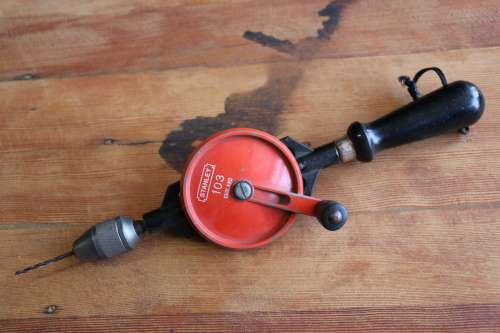 Vintage Stanley #103 Hand Cranked Drill