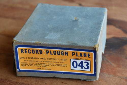Vintage Record #043 Plough Plane (As New) in Box