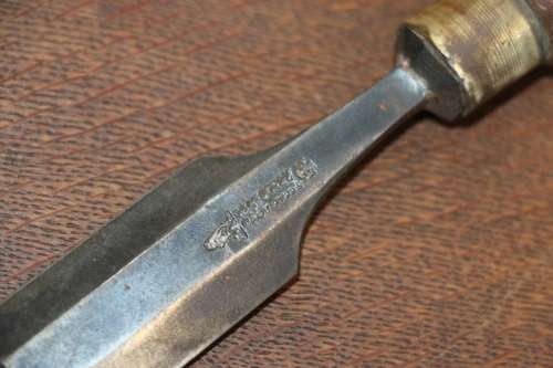 Beautiful Vintage Cast Steel Carpenters Chisel