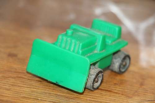 Vintage Plastic Collectible Toys - Bulldozer
