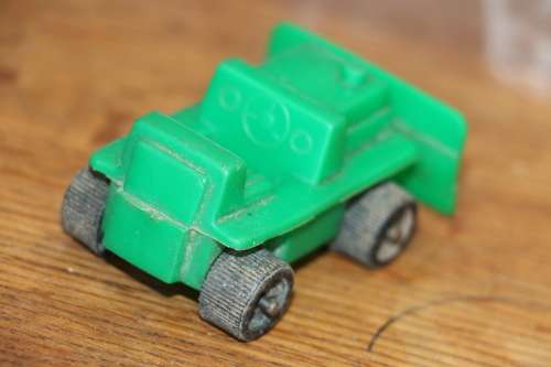 Vintage Plastic Collectible Toys - Bulldozer