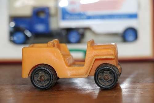 Vintage Plastic Collectible Toys - Jeep