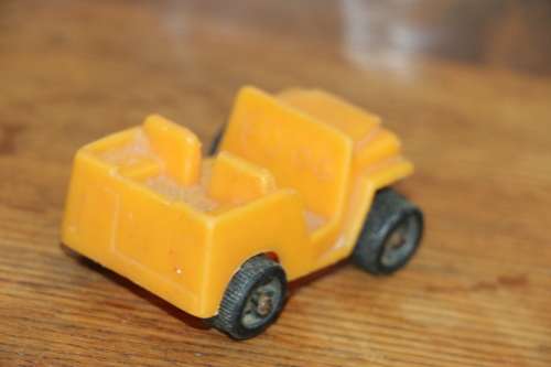 Vintage Plastic Collectible Toys - Jeep