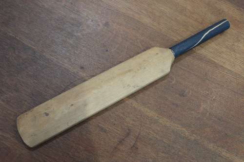 Beautiful Mini Cricket Bat Signed by West Indies Cricket Players of the 1983 Rebel Tour to RSA