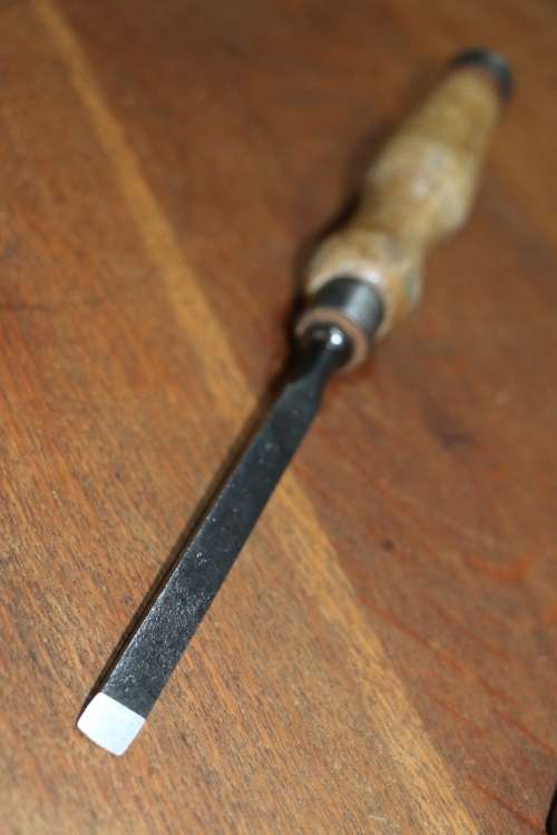 Beautiful Vintage Cast Steel Carpenters Chisel