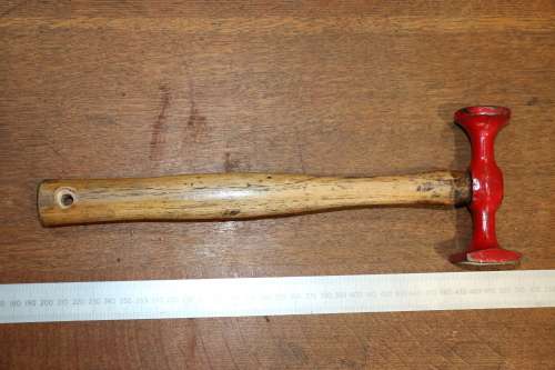 Beautiful Vintage Cast Steel TONY Metal Worker Hammer