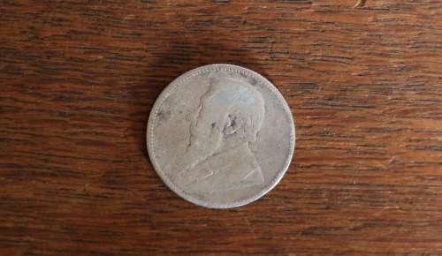 Beautiful Silver 1895 ZAR 1 Shilling