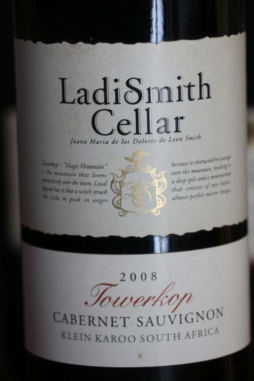 2008 LadiSmith Cellar Towerkop Cabernet Sauvignon - 750 ml