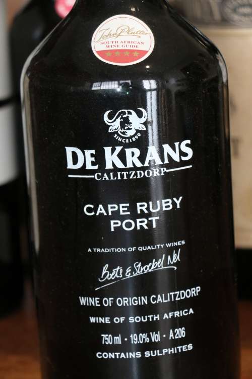 Beautiful Vintage De Kranz Cape Ruby Port - 750 ml