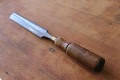 Beautiful Vintage Carpenters Chisel Gouge - McPherson Cast Steel