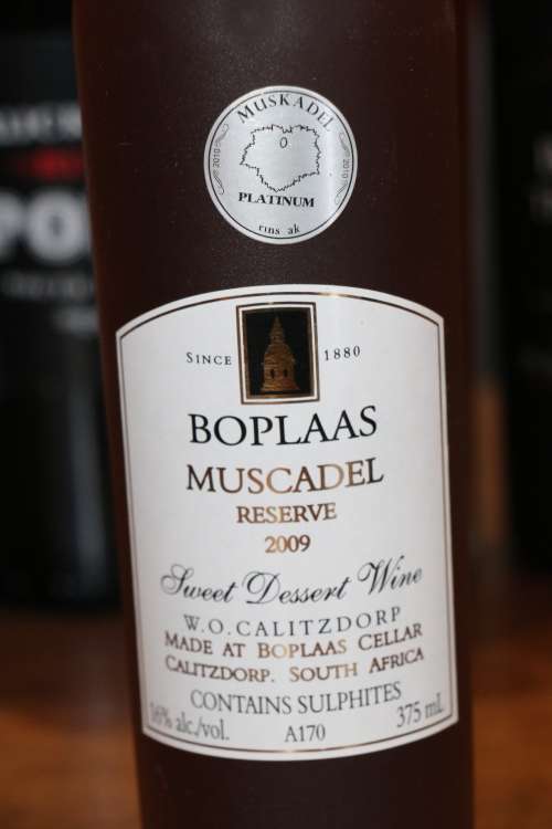 Beautiful 2009 Boplaas Muscadel Reserve - 375 ml