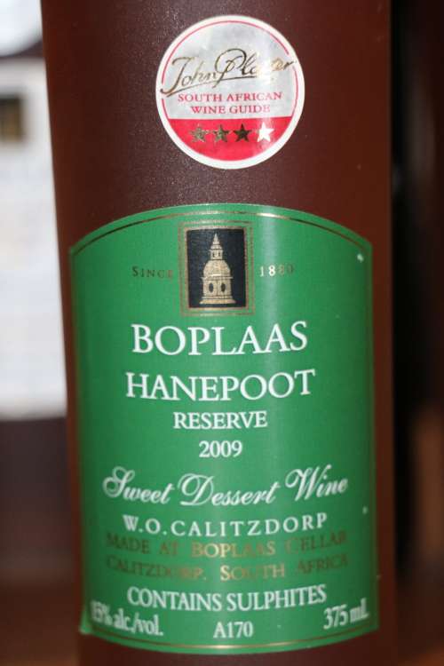 Beautiful 2009 Boplaas Hanepoot Reserve - 375 ml