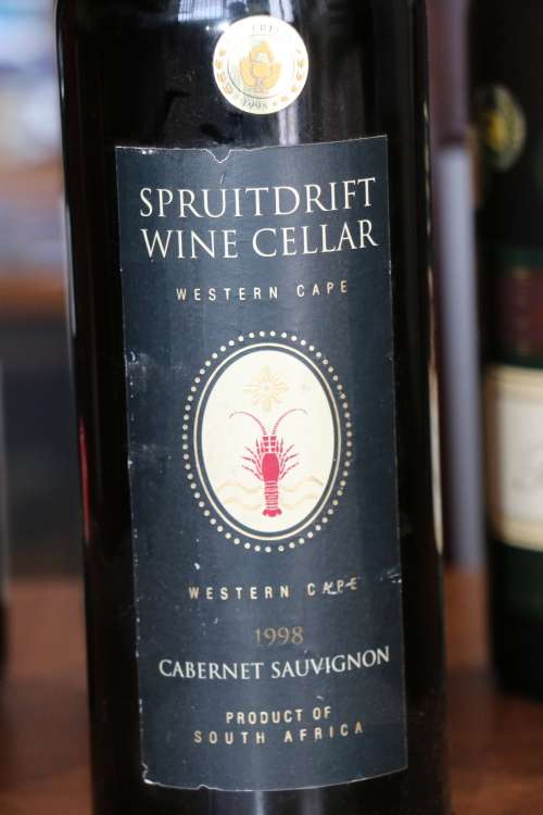 Beautiful 1998 Spruitdrift Wine Cellar Cabernet Sauvignon - 750 ml