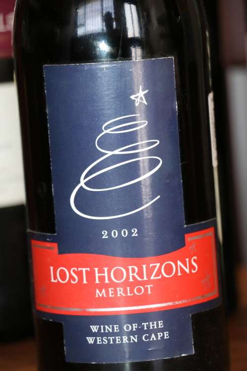 Beautiful 2002 Lost Horizons Merlot - 750 ml