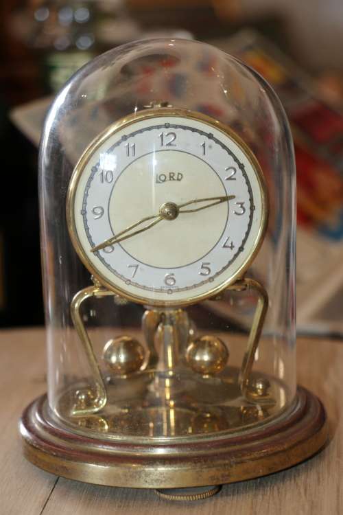 Beautiful Antique LORD Anniversary Dome Clock