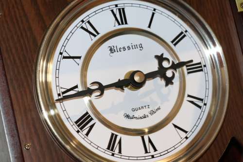 Beautiful Vintage BLESSING Quartz Westminster Clock