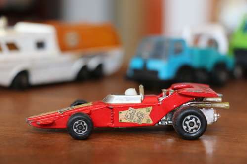 MATCHBOX Speed Kings Diecast Model Car - 1971 Racing Car