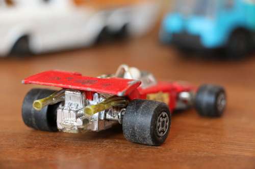 MATCHBOX Speed Kings Diecast Model Car - 1971 Racing Car