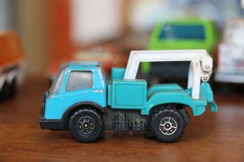 Made in HONG KONG Tin Plate Model Truck