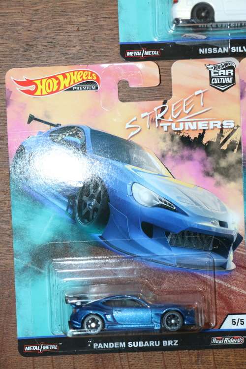 HOT WHEELS Car Culture Real Riders Diecast Model Car Set - Street Tuners