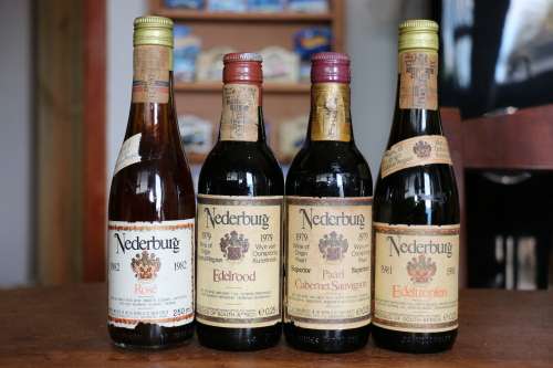 Beautiful Set of Vintage Nederburg Wines
