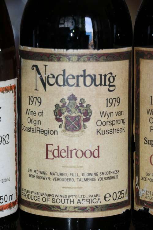 Beautiful Set of Vintage Nederburg Wines