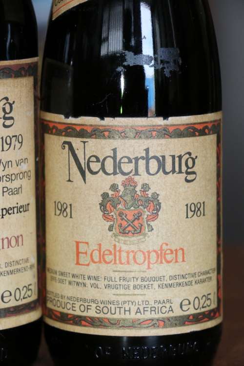 Beautiful Set of Vintage Nederburg Wines