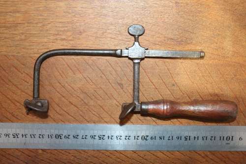 Beautiful Antique Adjustable Coping Saw